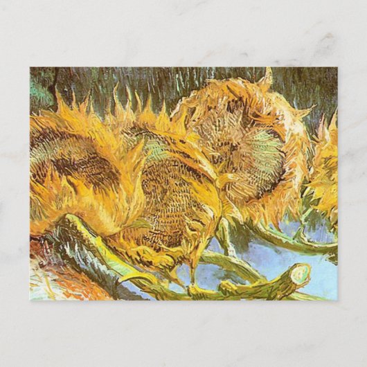 Vincent Van Gogh - Cut Sunflow GC Briefkaart (Voorkant)