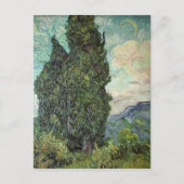 Vincent van Gogh | Cypressen, 1889 Briefkaart (Voorkant)