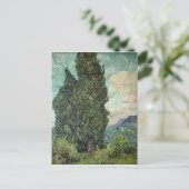 Vincent van Gogh | Cypressen, 1889 Briefkaart (Staand voorkant)