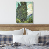 Vincent van Gogh | Cypressen, 1889 Canvas Afdruk (Insitu (Slaapkamer))
