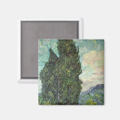 Vincent van Gogh | Cypressen, 1889 Magneet (Voorkant / Achterkant)