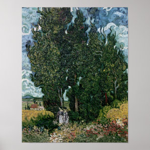 Vincent van Gogh   Cypressen, c.1889-90 Poster