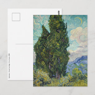 Vincent van Gogh - Cypresses Briefkaart