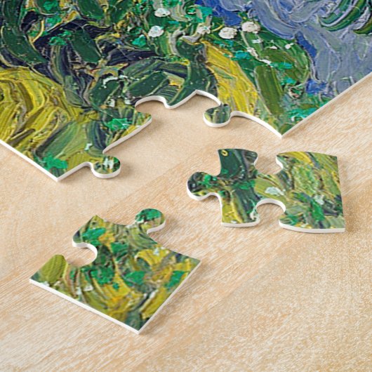 Vincent Van Gogh Cypresses Fine Art Legpuzzel (Zijkant)