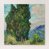 Vincent Van Gogh Cypresses Fine Art Legpuzzel (Verticaal)