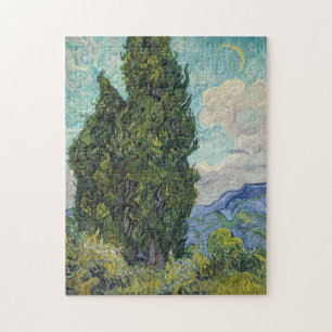Vincent van Gogh - Cypresses Legpuzzel
