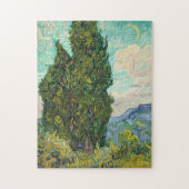 Vincent Van Gogh Cypresses Legpuzzel (Verticaal)