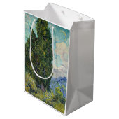 Vincent van Gogh - Cypresses Medium Cadeauzakje (Achterkant Gekanteld)