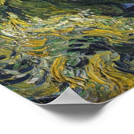 Vincent van Gogh - Cypresses Poster (Hoek)