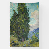 Vincent van Gogh - Cypresses Spandoek (Verticaal)
