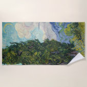 Vincent van Gogh - Cypresses Strandlaken (Voorkant)