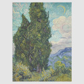 Vincent van Gogh - Cypresses Tissuepapier