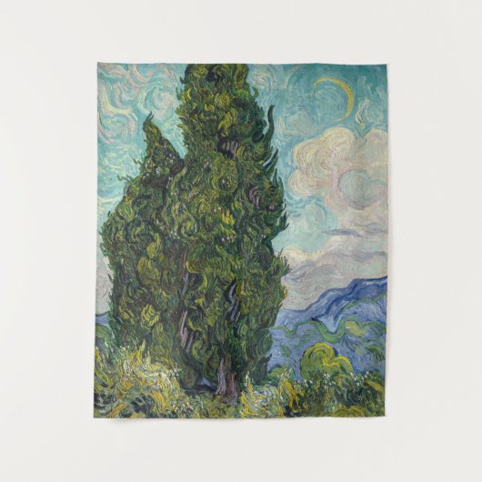 Vincent van Gogh - Cypresses Wandkleed (Voorkant)