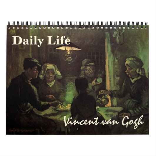 Vincent van Gogh Dagelijks Leven, Post Impressioni Kalender (Hoes)