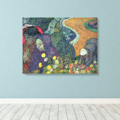 Vincent van Gogh | Dames in de Arlen, 1888 Canvas Afdruk (Insitu (Houten vloer))