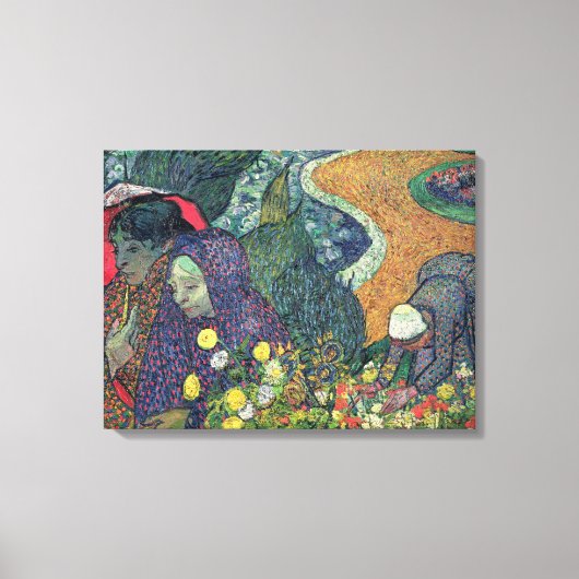 Vincent van Gogh | Dames in de Arlen, 1888 Canvas Afdruk (Voorkant)