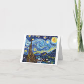 Vincent van Gogh dankt u kaardt Bedankkaart (Achterkant)