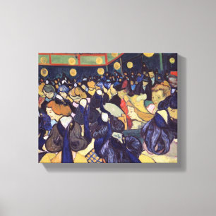 Vincent Van Gogh - Danszaal in Arles Canvas Afdruk