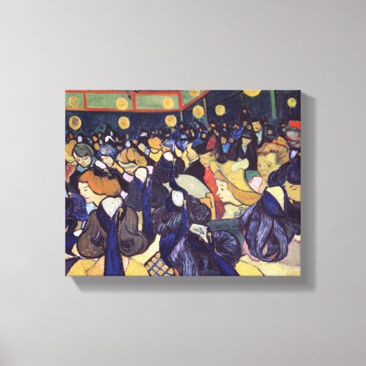Vincent Van Gogh - Danszaal in Arles Canvas Afdruk (Voorkant)