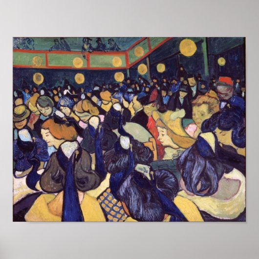 Vincent Van Gogh - Danszaal in Arles Poster (Voorkant)