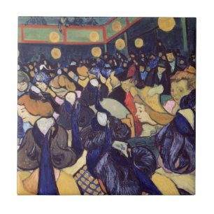 Vincent Van Gogh - Danszaal in Arles Tegeltje