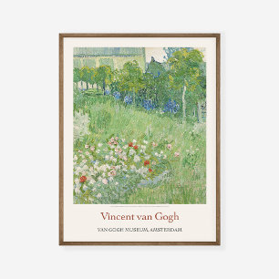 Vincent Van Gogh Daubignys Garden 1890 Art Exhibit Poster