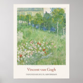 Vincent van Gogh Daubigny's Garden Art Print Retro (Voorkant)