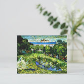 Vincent van Gogh, Daubigny's Garden, Briefkaart (Staand voorkant)