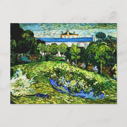 Vincent van Gogh, Daubigny's Garden, Briefkaart (Voorkant)