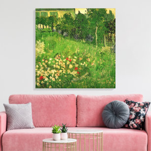 Vincent van Gogh - Daubigny's Garden Canvas Afdruk