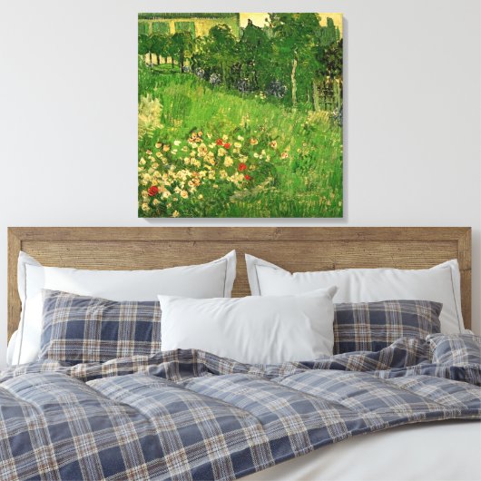 Vincent van Gogh - Daubigny's Garden Canvas Afdruk (Insitu (Slaapkamer))