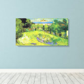 Vincent van Gogh Daubigny's Garden Canvas Afdruk (Insitu (Houten vloer))