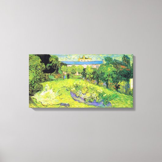 Vincent van Gogh Daubigny's Garden Canvas Afdruk (Voorkant)