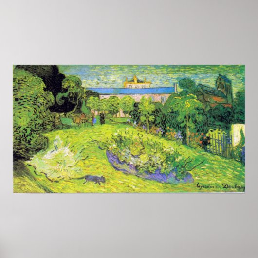 Vincent van Gogh Daubigny's Garden Poster (Voorkant)