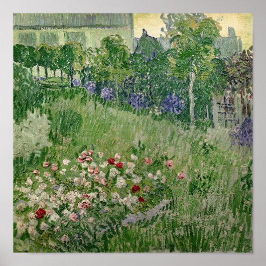 Vincent van Gogh | Daubigny's tuin, 1890 Poster (Voorkant)