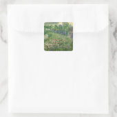 Vincent van Gogh | Daubigny's tuin, 1890 Vierkante Sticker (Tas)