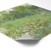 Vincent van Gogh - Daubigny's tuin Poster (Hoek)