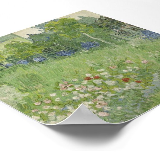 Vincent van Gogh - Daubigny's tuin Poster (Hoek)