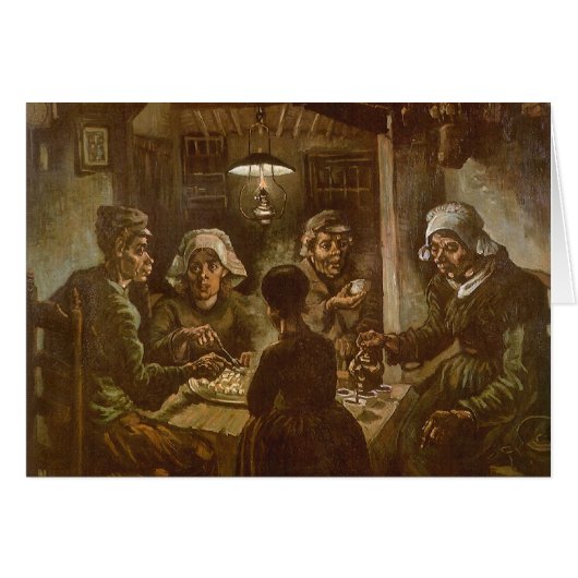 Vincent van Gogh - De aardappel Eaters (Voorkant Horizontaal)