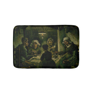 Vincent van Gogh - De aardappel Eaters Badmat