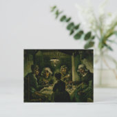Vincent van Gogh - De aardappel Eaters Briefkaart (Staand voorkant)