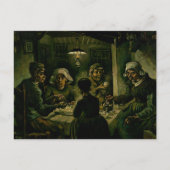 Vincent van Gogh - De aardappel Eaters Briefkaart (Voorkant)