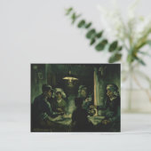 Vincent van Gogh - De aardappel Eaters Briefkaart (Staand voorkant)