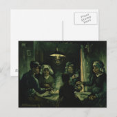Vincent van Gogh - De aardappel Eaters Briefkaart (Voorkant / Achterkant)