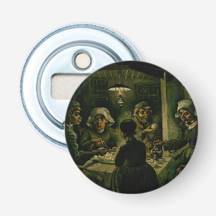 Vincent van Gogh - De aardappel Eaters Button Flesopener