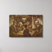 Vincent van Gogh - De aardappel Eaters Canvas Afdruk (Voorkant)