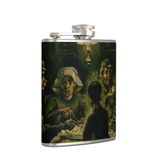 Vincent van Gogh - De aardappel Eaters Heupfles (Rechts)