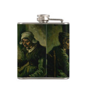 Vincent van Gogh - De aardappel Eaters Heupfles (Achterkant)