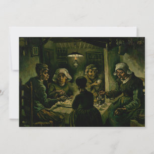Vincent van Gogh - De aardappel Eaters Kaart