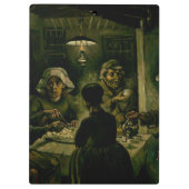 Vincent van Gogh - De aardappel Eaters Klembord (Achterkant)